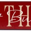 Red wood sign with tan text, Brothers-Best Buddies for boys bedroom wall decor.
